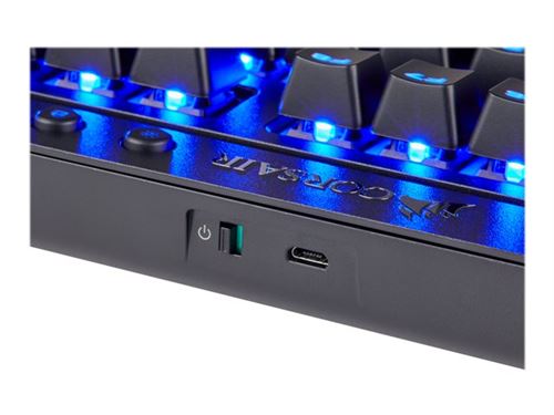 Clavier gaming mécanique sans fil K63 LED bleues Cherry MX Red (US Qwerty)  à prix bas