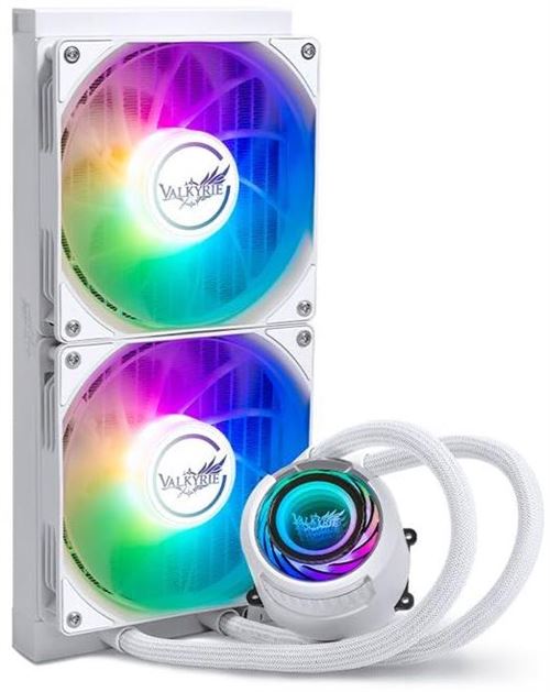 Générique Blanc Valkyrie Jarn 280 Argb Kit Watercooling - Image 3