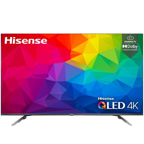 Hisense 55E76GQ - 55 diagonale klasse led-achtergrondverlichting lcd-tv - Smart TV - VIDAA - 4K UHD (2160p) 3840 x 2160 - HDR - direct brandende led, Quantum Dot - zilver