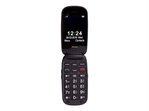 TTfone Lunar TT750 - Téléphone de service - microSD slot - noir