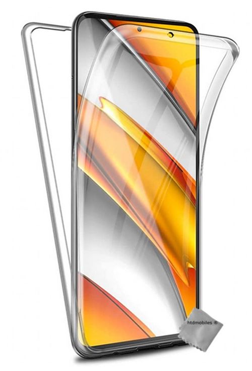 Kit Protection Little Boutik Pour Poco F3 : Coque Silicone TPU Transparente + Verre Trempé, Neuf