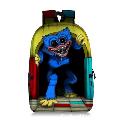 Poppy Playtime Sac à Dos sac à bandoulière Huggy Wuggy Jaune HAOBUY-47 cm