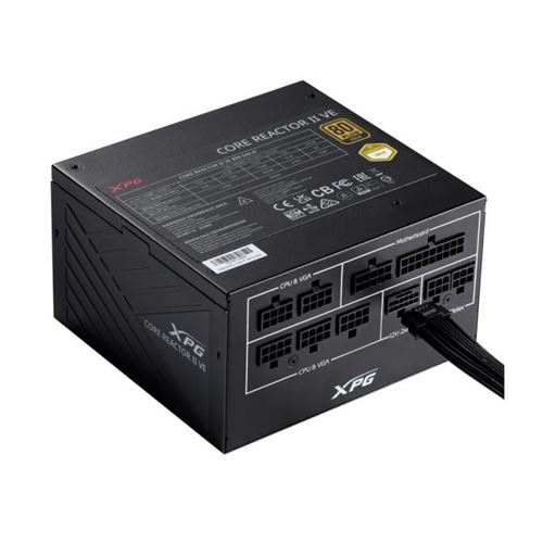 Alimentation PC modulaire Xpg Core Reactor II VE 750W 80 PLUS Gold Noir