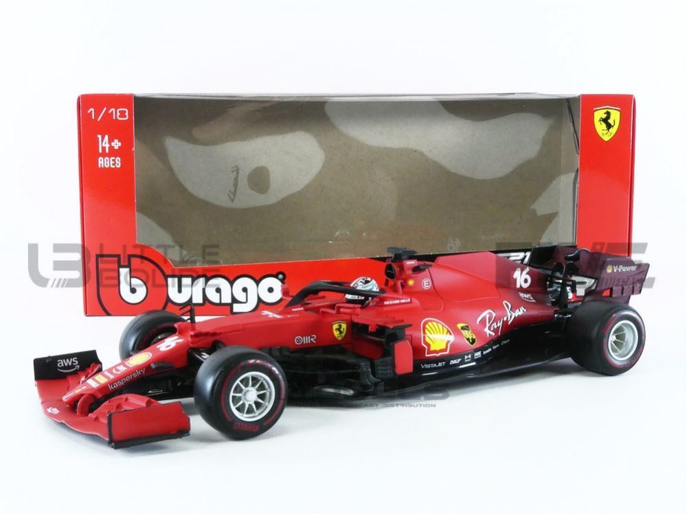 Bburago 1:18 Charles Leclerc Ferrari SF21 #16 formule 1 2021 18-16809 #16 modèle voiture 18-16809 #16 4893993168095