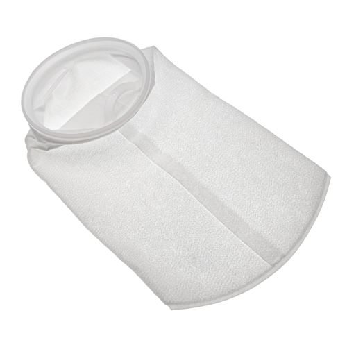 Vhbw Chaussette filtrante universelle pour aquarium, piscine, skimmer - Sac  de filtration, polyéthylène, 18 x 45 cm, 100 micromètre, blanc