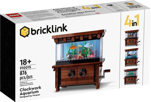 LEGO® Bricklink 910015 Aquarium à mouvement d'horlogerie