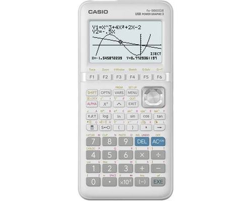 Calculatrice graphique Casio FX-9860GIII FX-9860GIII noir, argent Ecran: 21 à pile(s) (l x H x P) 91.5 x 21.2 x 184 mm