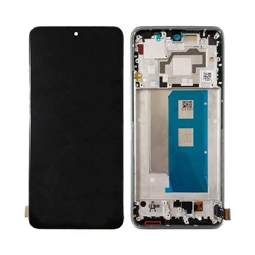 Ecran Lcd Et Vitre Tactile Avec Châssis Noir Pour Xiaomi Poco F5 Pro 5G (Original Pulled)