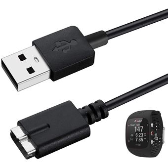 Akemaio USB Chargement câble 1 m Chargeur pour Polar M430 GPS Montre Remplacement Chargement câble
