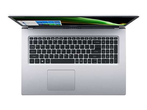 Acer Aspire 3 A317-53 - Intel Core i5 1135G7 - Win 11 Home - Iris Xe Graphics - 8 Go RAM - 256 Go SSD - 17.3 IPS 1920 x 1080 (Full HD) - Wi-Fi 5 - Argent pur - clavier : Français