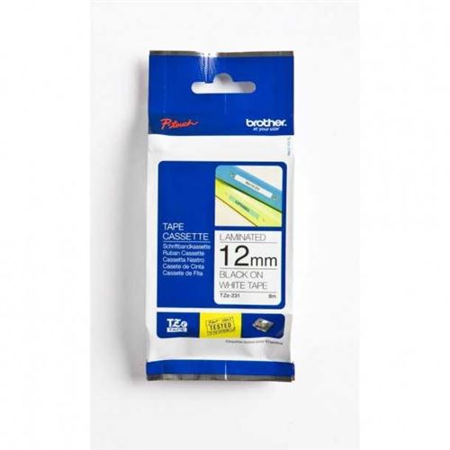 Ruban Laminé pour Etiqueteuses Brother TZE231 (Reconditionné A)