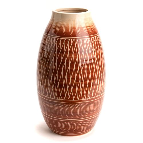 Amadeus Orange Vase Kimia En Grès - Image 3