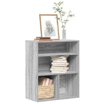 vidaXL Bibliothèque sonoma gris 60x30x71,5 cm bois d'ingénierie860315 - 1