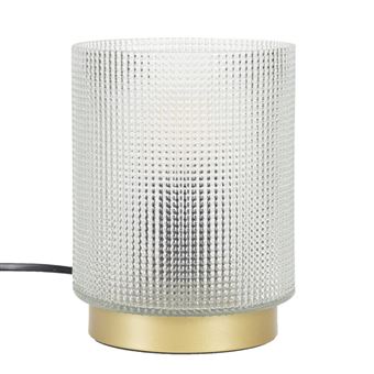 Lampe à Poser Design Embossé "Lounge" 15cm Blanc - 1