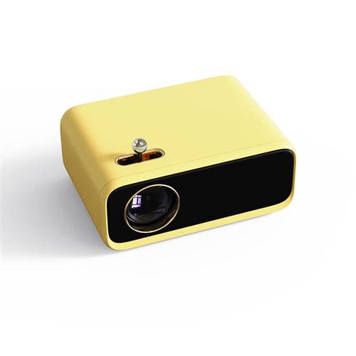 Projecteur portable WANBO mini X0S1 JAUNE 1080P HD Durée de vie de 20 000 heures XIAOMI MIJIA WANBO X1-mini Lecteur multimédia portable
