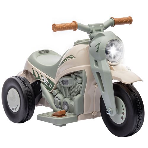 Moto &Eacute;lectrique Enfant Chopper 3km/h 3 Roues Nombreux Effets