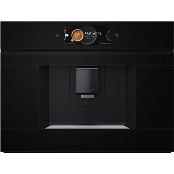 Bosch Series | 8 CTL7181B0 - Machine à café automatique - encastrable avec mousseur à lait - 19 bar - noir