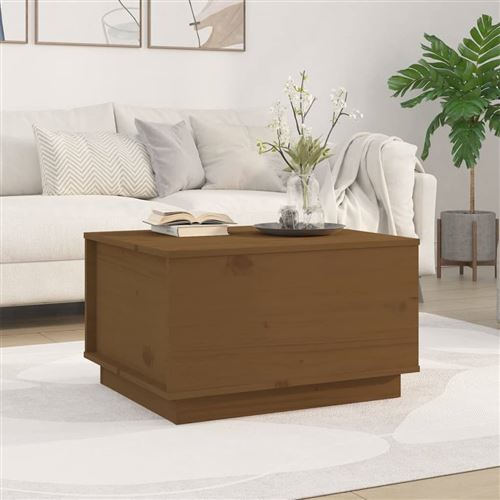 Vidaxl Marron Table Basse Miel - Image 3