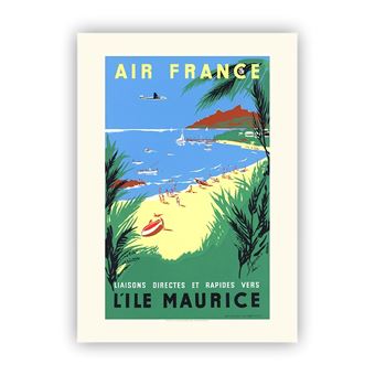 Poster Aviation Villacoublay Fête De L'Air - Affiche Vintage Haute Qualité 60x80 Cm, Neuf