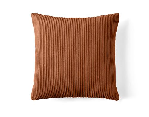 Non Communiqué Orange Selma - Coussin - En Velours Côtelé - 60X60 Cm