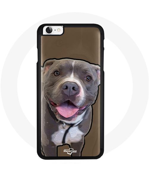 Coque en silicone pour Iphone SE 2020 Chien PitBull Maniacase