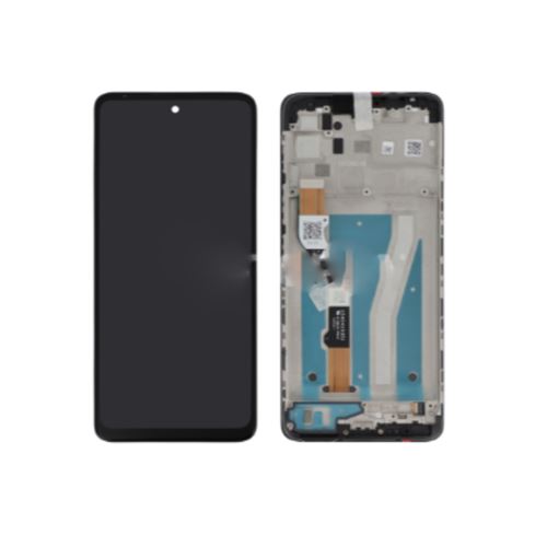 Original Ecran LCD Complet Noir Avec Chassis pour Motorola Moto G60 (XT2135)