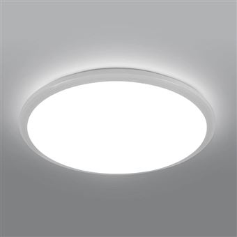 12W lampe LED plafonnier moderne salon blanc chaud léger - Cdiscount Maison