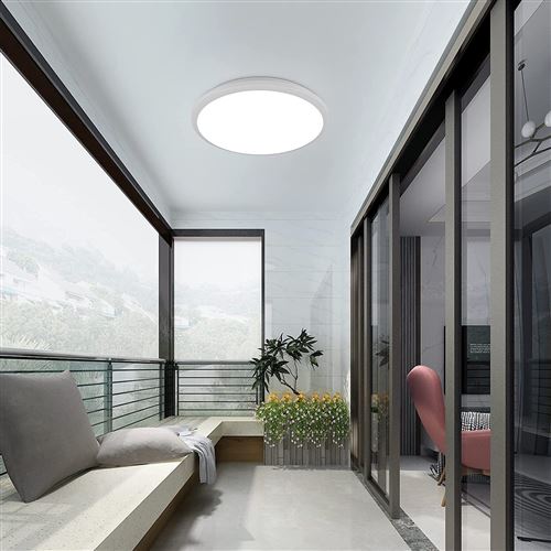 Plafonnier LED Lampe Plafond à encastrer 29W Blanc froid-lumière chaude  1400LM 3000K-6000K Luminaires modernes ultra-minces e[O235]