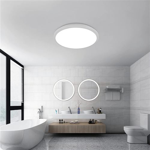 Plafonnier salle de bain sans cadre VELUNA Round VariFit LED 17W