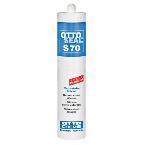 OTTO CHEMIE OTTOSEAL S70 C6112) (Blanc mat Non tachant Silicone-Mastic pour pierre naturelle
