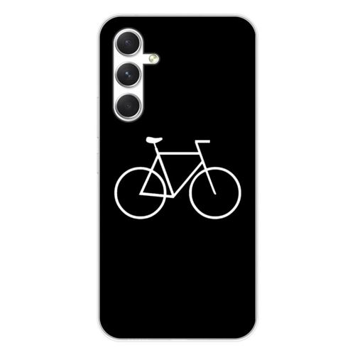 Coque en silicone imprimée compatible Samsung Galaxy A54 5G Bike Hipster