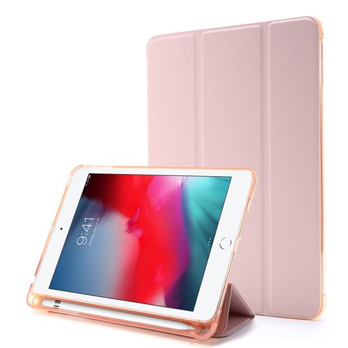Générique Rose Etui En Pu Avec Support Tripliure Et Porte-Stylo Pour Votre Apple Ipad Mini (2019) 7.9 Pouces/Ipad Mini 4