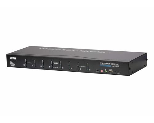 ATEN CS1768 - Commutateur écran-clavier-souris/audio/USB - 8 x KVM /