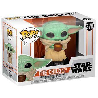 Figurine Funko Pop Star Wars The Mandalorian The Child with Cup