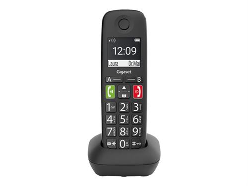 Gigaset E290HX - Snoerloze verlengingshandset - ECO DECTGAPCAT-iq - zwart