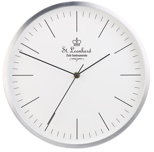 Horloge murale radio-pilotée Ø 31 cm à mécanisme silencieux