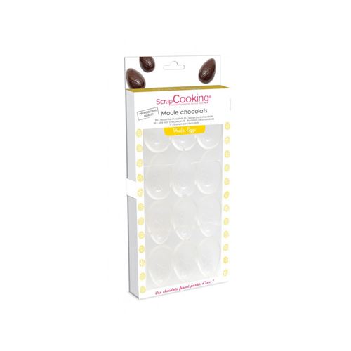 Moule à œufs en chocolat - Scrapcooking - Transparent - Plastique
