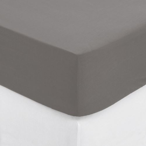Drap Housse 140x190cm Gris