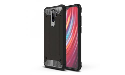 Coque Hybride pour Xiaomi Redmi Note-8 PRO coloris noir