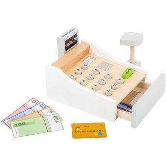 Small Foot playbox en bois blanc 16 cm 15 accessoires - 1
