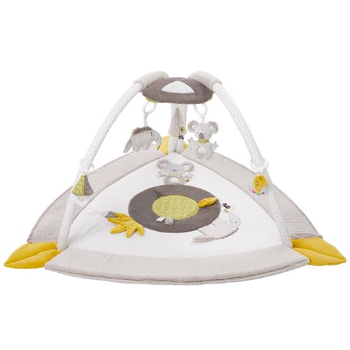 Fehn drap de jeu activité blanc/brun Australiaclair 105 cm