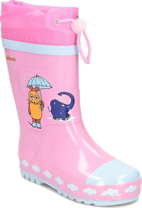 Playshoes bottes de pluie Muis & Olifant rose