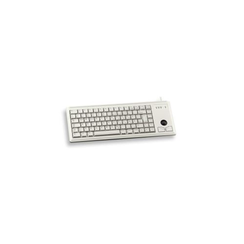 CHERRY Compact-Keyboard G84-4400 - Toetsenbord - PS/2 - Frans - lichtgrijs