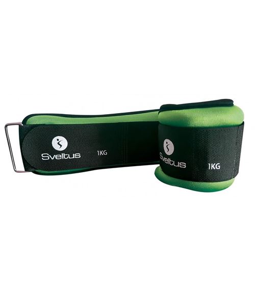 Sveltus Noir Paire De Bracelets Lestés 1Kg - Image 2