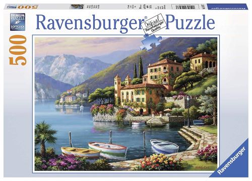 Ravensburger Italy Vue sur Villa Bella Puzzle 500 pièces, 14797
