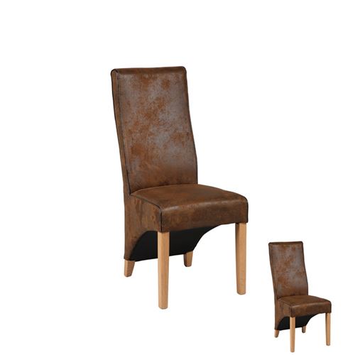 Duo de Chaises Marron - BALI