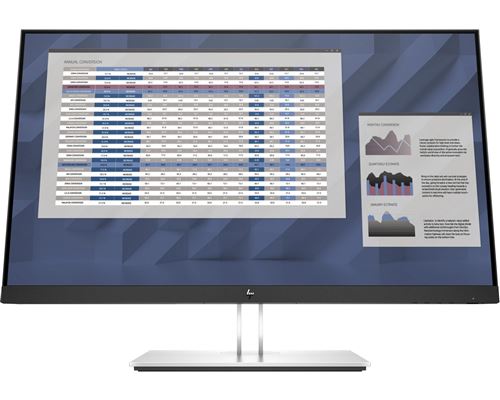 HP E27 G4 - E-Series - écran LED - 27 - 1920 x 1080 Full HD (1080p) @ 60 Hz - IPS - 250 cd/m² - 1000:1 - 5 ms - HDMI, VGA, DisplayPort - noir - Smart Buy