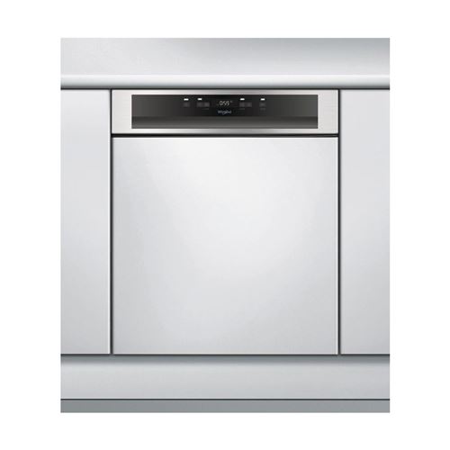 Whirlpool Wrbc3C24Px - Lave-Vaisselle - Encastrable - Niche - Largeur : 60 Cm - Profondeur : 57 Cm - Hauteur : 82 Cm - Acier Inoxydable