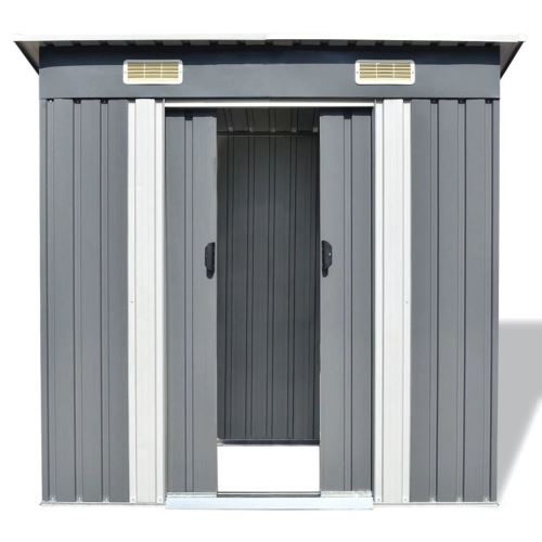 Cabane De Jardin Abri De Jardin Remise De Jardin En Metal Gris 190