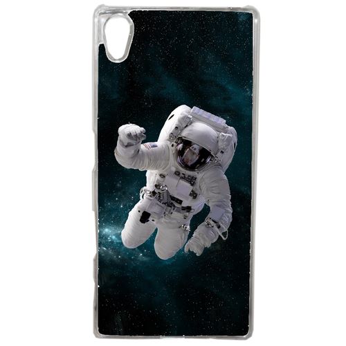 Coque Astronaute Blue Compatible Sony Xperia Z4 Transparent